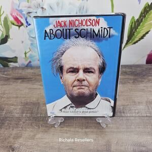 About Schmidt (DVD, 2003, Widescreen) Jack Nicholson Brand New